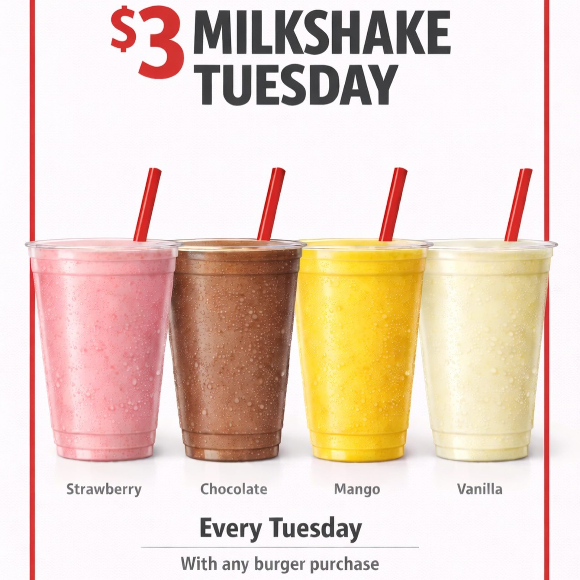 Milkshake Tuesday Just Got Better 🥤