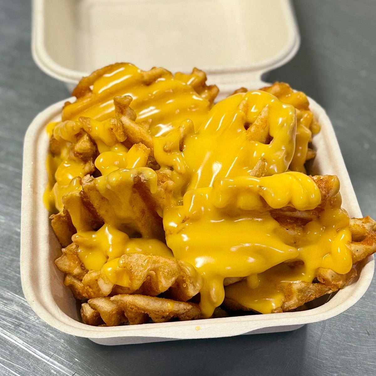 Waffle Cheese Fries